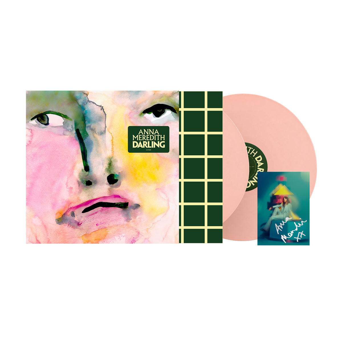 DARLING 2LP 'Flumps Pink' Vinyl + Signed Postcard
